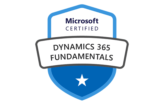 Microsoft Certified Dynamics 365 Fundamentals